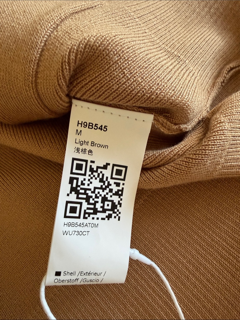 Women's V-Neck Button-Front Sweater Vest in Camel Brown - Picture 8 of 9
